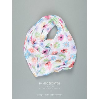 1 weiss mit multi Blume