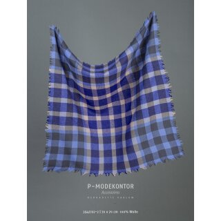 2 Karo blau grau